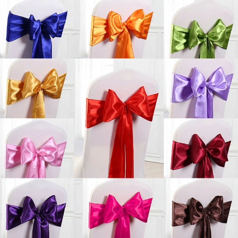 50pcs/lot Colorful Satin Fabric Chair cover chair back yarn decoration flower ribbon bowtie Wedding Party Hotel decoration
50pcs/lot Colorful Satin Fabric Chair cover chair back yarn decoration flower ribbon bowtie Wedding Party Hotel decoration