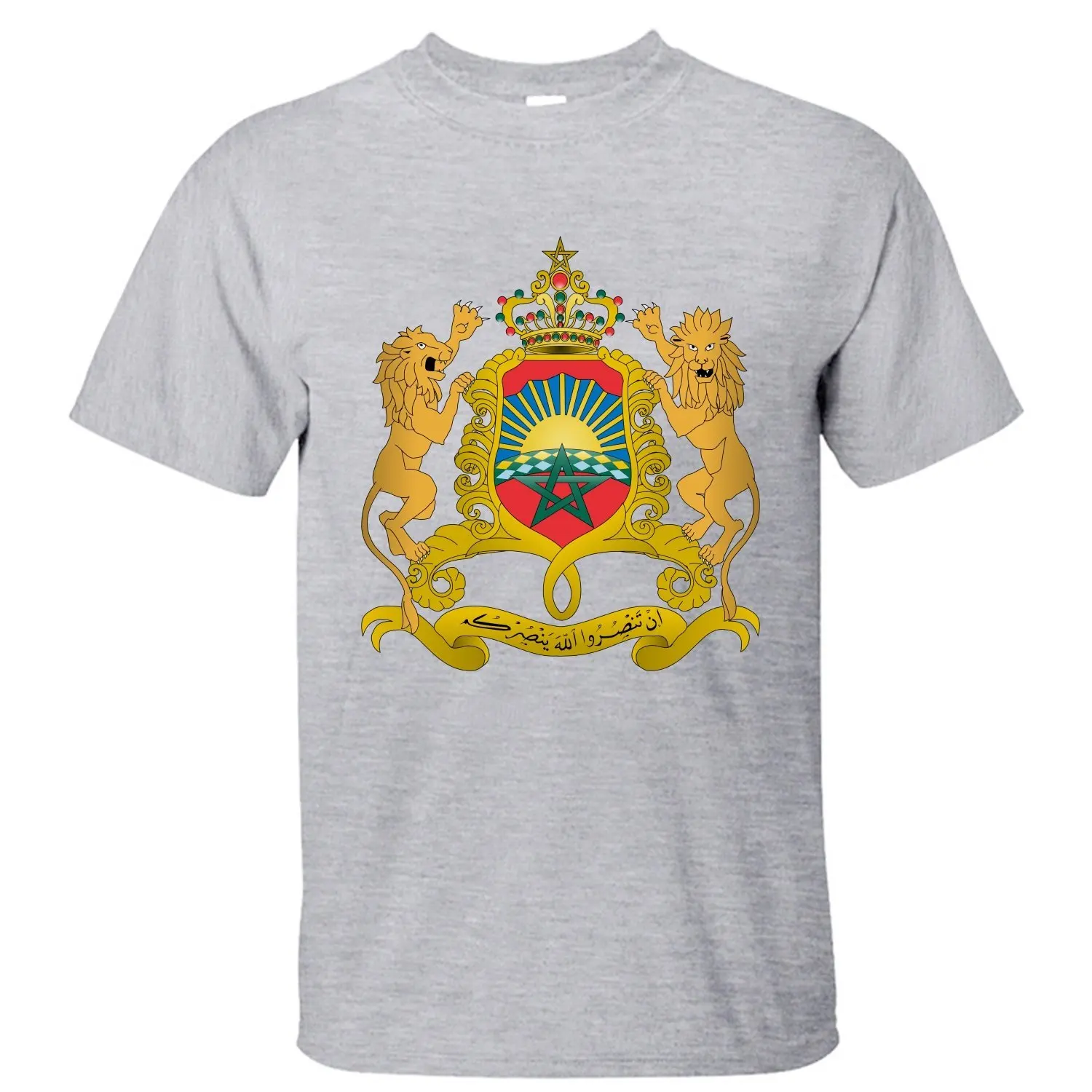 T Shirt Men Tees Brand Clothing Funny Men's Funny Harajuku Tshirt Sleeve Coat of Arms of Morocco Men's Cool T-shirt
T Shirt Men Tees Brand Clothing Funny Men's Funny Harajuku Tshirt Sleeve Coat of Arms of Morocco Men's Cool T-shirt
