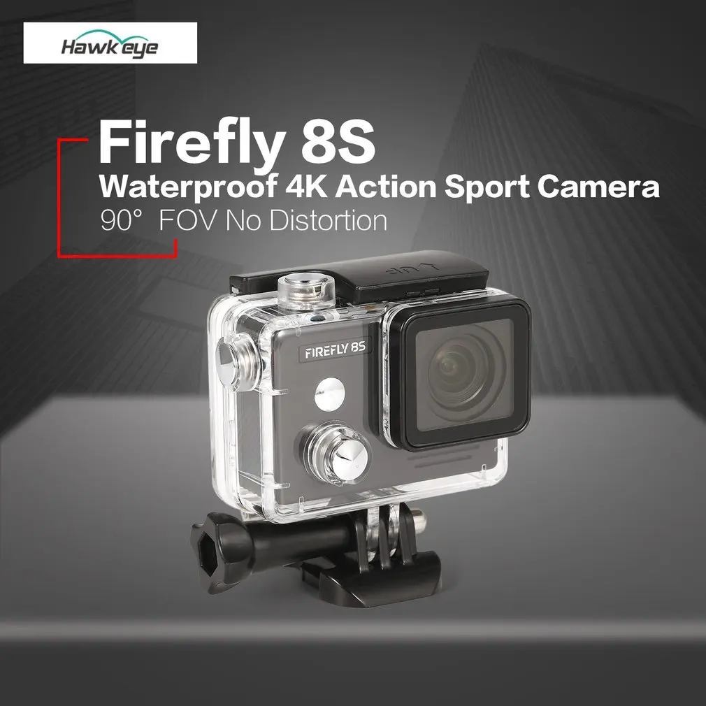 Hawkeye Firefly Waterproof 8S 4K 30fps No Distortion Bluetooth Wifi HD Action Sports Cam Camera 90 FOV for RC FPV Drone
Hawkeye Firefly Waterproof 8S 4K 30fps No Distortion Bluetooth Wifi HD Action Sports Cam Camera 90 FOV for RC FPV Drone