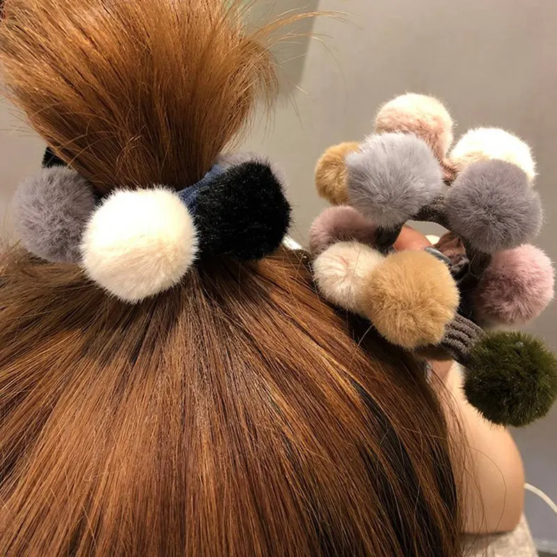 1pcs Girls Korean Version Cute Sweet Artificial Rabbit Fur Ball Elastic Hair Rope Ring Women Hair Accessories Children Headband
1pcs Girls Korean Version Cute Sweet Artificial Rabbit Fur Ball Elastic Hair Rope Ring Women Hair Accessories Children Headband