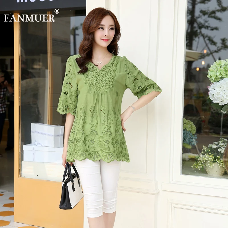 2014 new women blouses ,embroidery summer women shirt free shipping hot sell summer blouses
2014 new women blouses ,embroidery summer women shirt free shipping hot sell summer blouses