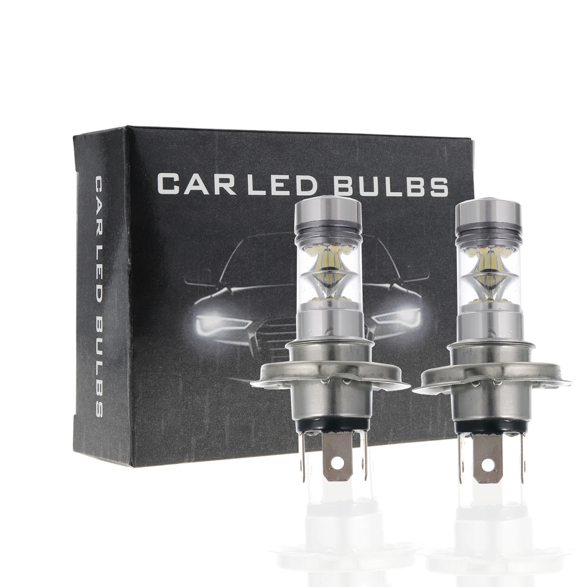 2 шт./компл. Противотуманные фары Дневные Фары Свет H4 Led 20SMD 100 W H8 H11 H16 9005 1156 авто