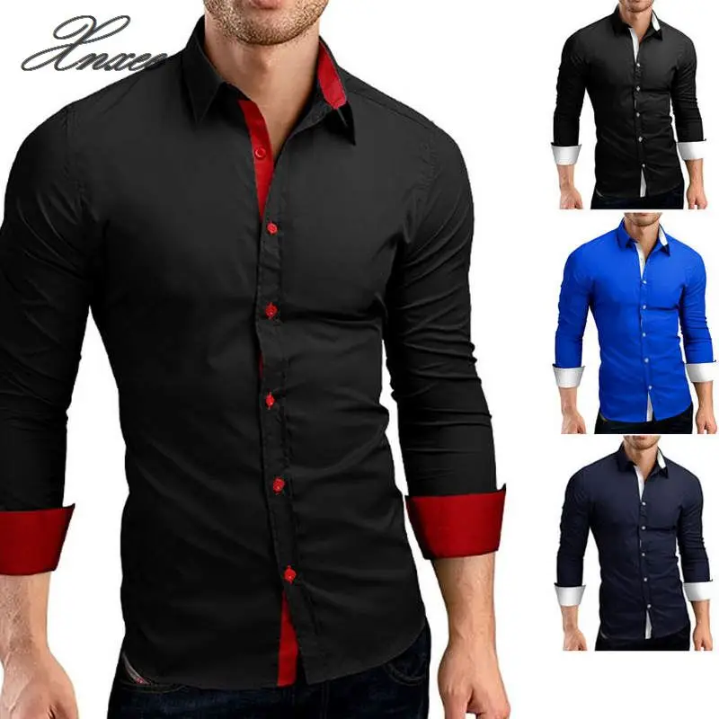Men 2020 Male Long Sleeve Shirts Casual Hit Color Slim Fit Black Man Dress Shirts 4XL
Men 2020 Male Long Sleeve Shirts Casual Hit Color Slim Fit Black Man Dress Shirts 4XL