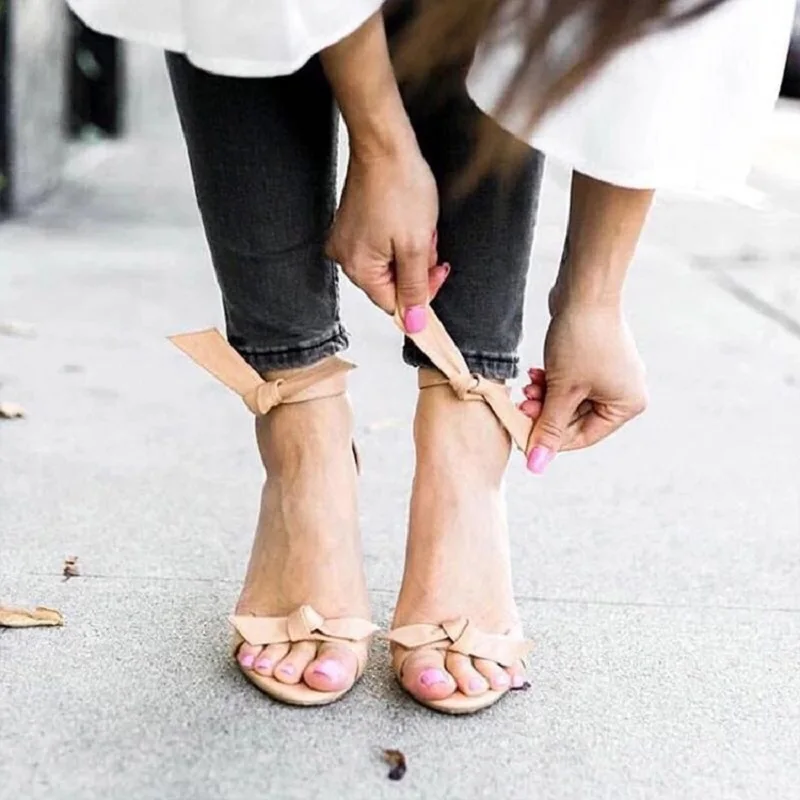 Women high heels sandals summer fashion bowknot ankle strap party shoes ladies sexy peep toe stiletto sandals big size zapatos
Women high heels sandals summer fashion bowknot ankle strap party shoes ladies sexy peep toe stiletto sandals big size zapatos