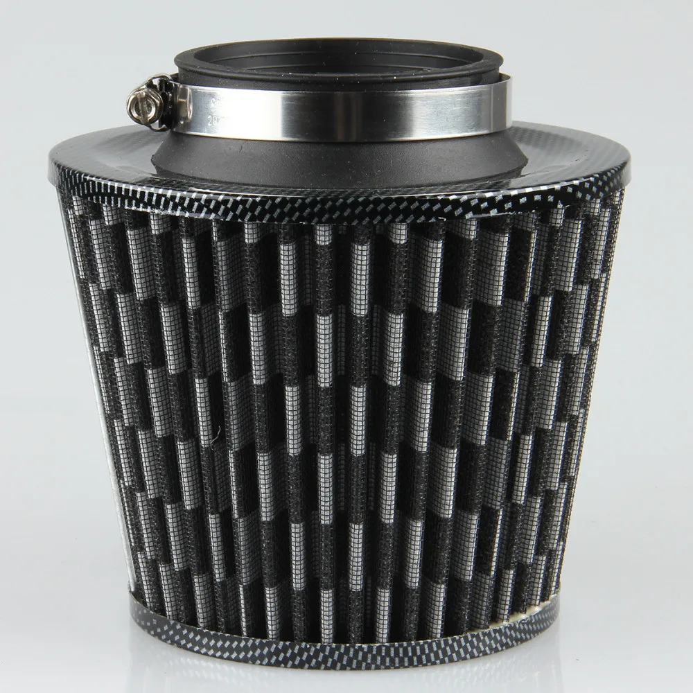 Universal-Auto-Vehicle-Car-Air-Filter-Cold-Air-Intake-Filter-Cleaner-75mm-Washable-Reusable-Funnel-Adapter