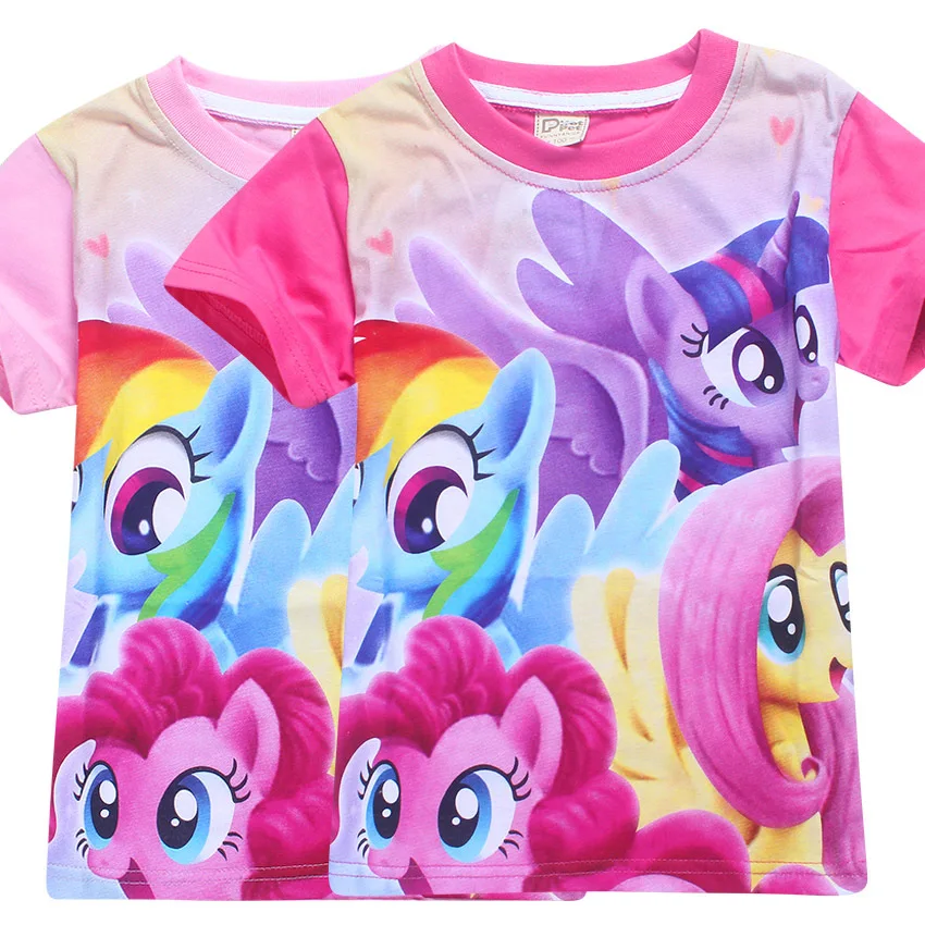 Summer Pony Shirt Girl Little Pony T-Shirt for Girl Pony Twilight Sparkle Cartoon Pattern Top Child Summer T-Shirt Kids Girl Top
Summer Pony Shirt Girl Little Pony T-Shirt for Girl Pony Twilight Sparkle Cartoon Pattern Top Child Summer T-Shirt Kids Girl Top