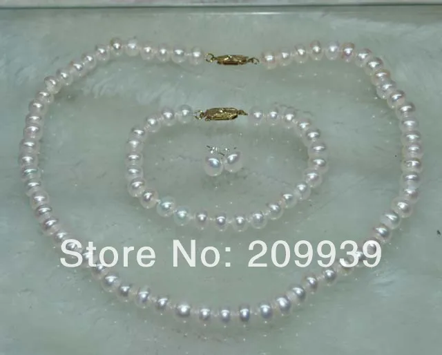 huij 002233 8mm white pink freshwater pearl Sets Necklace Bracelet & Earring can choose
huij 002233 8mm white pink freshwater pearl Sets Necklace Bracelet & Earring can choose