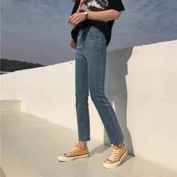 women jeans 2019 spring summer new vintage slim flare pant lady long solid elegant trousers top quality
women jeans 2019 spring summer new vintage slim flare pant lady long solid elegant trousers top quality