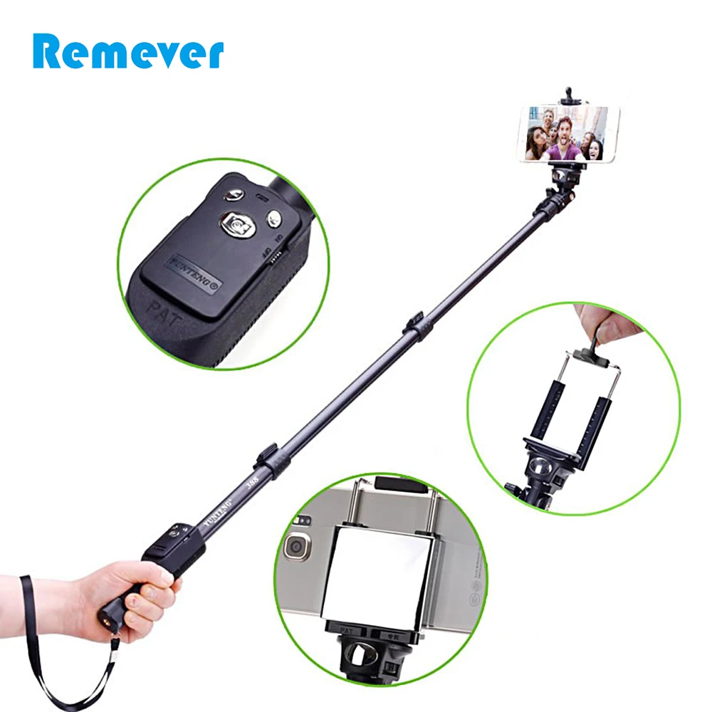 Portable Foldable Bluetooth Selfie Stick Monopod With Phone Holder for iPhone Xiaomi Huawei Smartphone Handheld Selfie Stick
Portable Foldable Bluetooth Selfie Stick Monopod With Phone Holder for iPhone Xiaomi Huawei Smartphone Handheld Selfie Stick