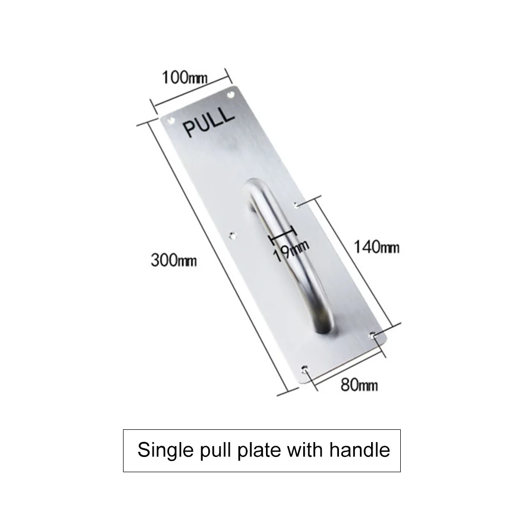 Stainess Steel Door Handle Pull Push Plate Commercial Door Handle for Offices Hotels Cafe LKS99
Stainess Steel Door Handle Pull Push Plate Commercial Door Handle for Offices Hotels Cafe LKS99