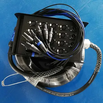 High quality Snake cable 50Ft (15M) 20 Channel XLR 16 Sends 4 Retur Stage Snake cable
High quality Snake cable 50Ft (15M) 20 Channel XLR 16 Sends 4 Retur Stage Snake cable