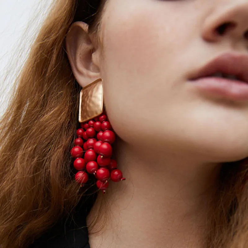 Qiaose New Style Handmade Beads Dangle Earrings for Women Fashion Jewelry Boho Maxi Collection Drop Earrings Accessories
Qiaose New Style Handmade Beads Dangle Earrings for Women Fashion Jewelry Boho Maxi Collection Drop Earrings Accessories