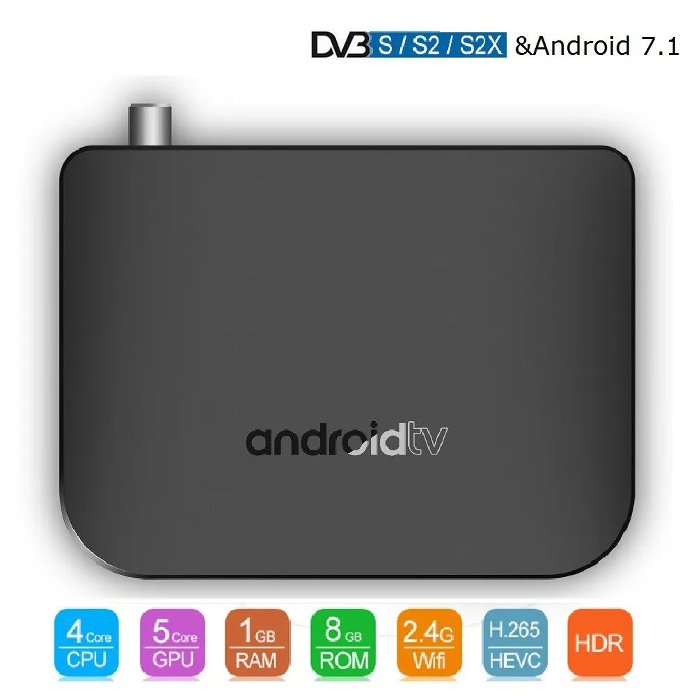 OLOEY DVB-S2 Smart TV Box Android 7.1 Amlogic S905D Quad Core 1GB 8GB 1080p 4K 30fps Youtube Google Play Store MECOOL M8S PLUS
OLOEY DVB-S2 Smart TV Box Android 7.1 Amlogic S905D Quad Core 1GB 8GB 1080p 4K 30fps Youtube Google Play Store MECOOL M8S PLUS