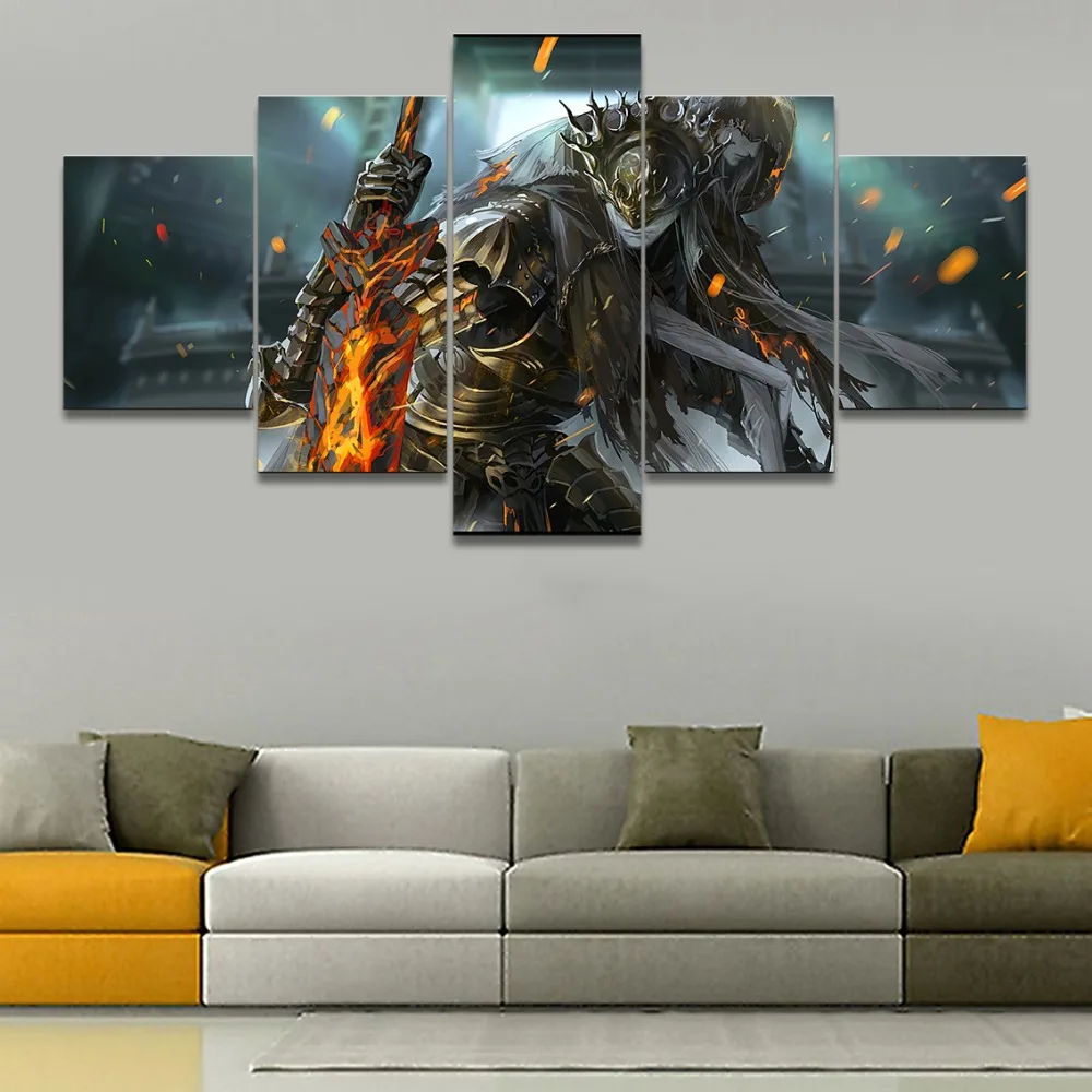Dark Souls III Game Painting Canvas Wall Art HD Print Home Decor Picture 5 Piece Canvas Wall Art For Living Room Painting
Dark Souls III Game Painting Canvas Wall Art HD Print Home Decor Picture 5 Piece Canvas Wall Art For Living Room Painting