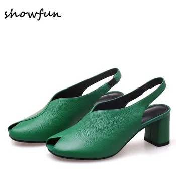 Women's genuine leather slingback slip-on pumps brand designer peep toe summer high heel comfortable female footwear shoes sale
Women's genuine leather slingback slip-on pumps brand designer peep toe summer high heel comfortable female footwear shoes sale
