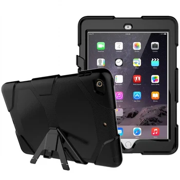 Dual Layers PC+TPU Tablet PC Cases for iPad 9.7"(2017) Front Panel with Protection Film Tablet Cases with Detachable Kickstand
Dual Layers PC+TPU Tablet PC Cases for iPad 9.7"(2017) Front Panel with Protection Film Tablet Cases with Detachable Kickstand