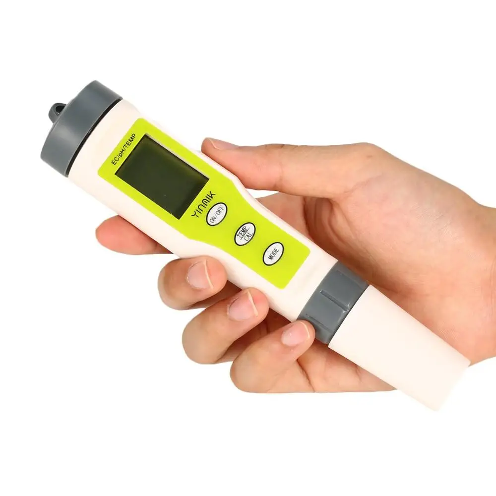 3 in 1 Digital Water Quality Analyzer pH Monitor EC Temperature Meter LCD for Aquarium Acidometer Thermometer Measurement
3 in 1 Digital Water Quality Analyzer pH Monitor EC Temperature Meter LCD for Aquarium Acidometer Thermometer Measurement
