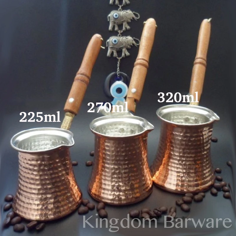 Premium Brass Copper Turkish Coffee Warmer Pot with Handle, Also for Turkish Greek Arabic Tea or Coffee
Premium Brass Copper Turkish Coffee Warmer Pot with Handle, Also for Turkish Greek Arabic Tea or Coffee