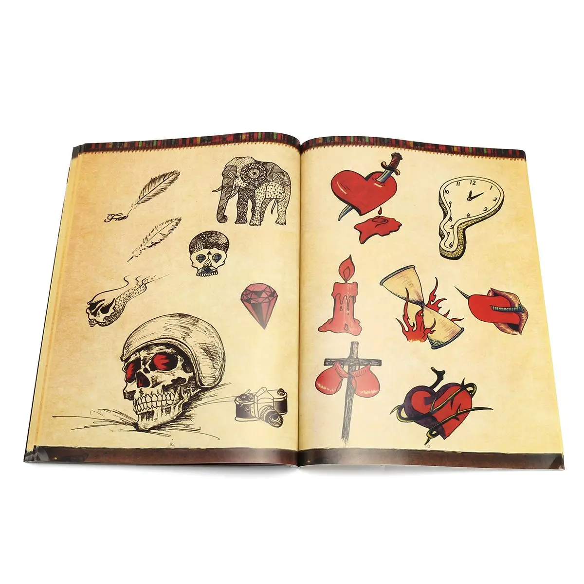 108 Pattern Tattoo Flash Book A4 Size 108 Pages Skeleton Bird Design Sketch Old Chinese Elements For Tattooing Body Art Supply
108 Pattern Tattoo Flash Book A4 Size 108 Pages Skeleton Bird Design Sketch Old Chinese Elements For Tattooing Body Art Supply