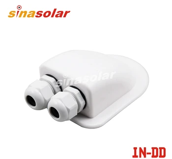 Super Light Waterproof IP66 Solar Cable Entry Plate Double Hole Gland UV Resistant for Outdoor Caravan RV Motorhome Boat
Super Light Waterproof IP66 Solar Cable Entry Plate Double Hole Gland UV Resistant for Outdoor Caravan RV Motorhome Boat