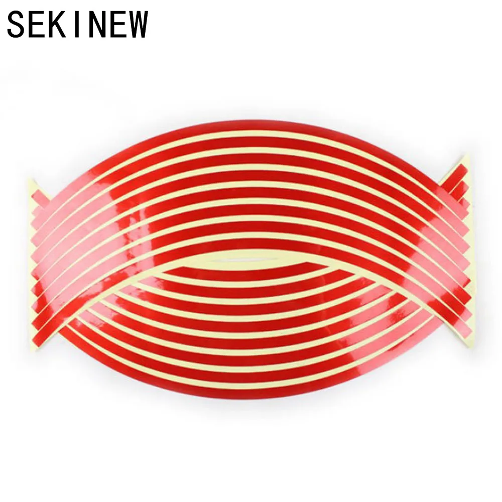 16 Pcs Strips Wheel Stickers And Decals 24'' Reflective Rim Tape Bike Motorcycle Car Tape 7 Colors Car Styling
16 Pcs Strips Wheel Stickers And Decals 24'' Reflective Rim Tape Bike Motorcycle Car Tape 7 Colors Car Styling