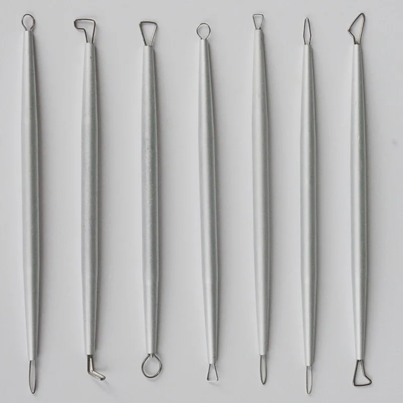 Stainless Steel Aluminum Handle Multicolour Carved Desludging Polymer Clay Sculptur Tools
Stainless Steel Aluminum Handle Multicolour Carved Desludging Polymer Clay Sculptur Tools