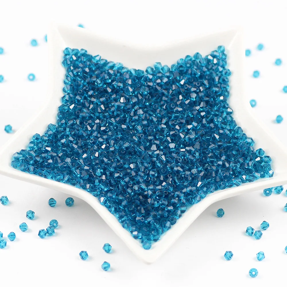 Peacock blue AB 100pcs 4mm Bicone Austrian Crystal charm Glass Loose Spacer Beads for Jewelry handiwork Making DIY accessories
Peacock blue AB 100pcs 4mm Bicone Austrian Crystal charm Glass Loose Spacer Beads for Jewelry handiwork Making DIY accessories