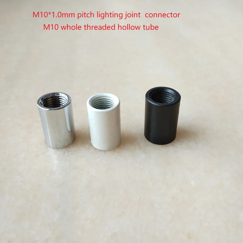 Dia.13*20mm M10 whole threaded hollow tube pipe 2 ways joint straight connection with m10 female thread lighting accessories
Dia.13*20mm M10 whole threaded hollow tube pipe 2 ways joint straight connection with m10 female thread lighting accessories
