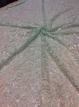 5yard/lot african glitter lace fabric Jolin-281 embroidered tulle lace with glued glitter for party dress 
5yard/lot african glitter lace fabric Jolin-281 embroidered tulle lace with glued glitter for party dress