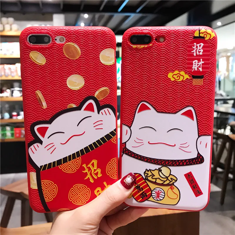 Cute fashion lucky cat and dog may bring you good luck mobile phone shell TPU Case for iphone 8 7 6 6S PLUS X 5 SE XR XS Max
Cute fashion lucky cat and dog may bring you good luck mobile phone shell TPU Case for iphone 8 7 6 6S PLUS X 5 SE XR XS Max
