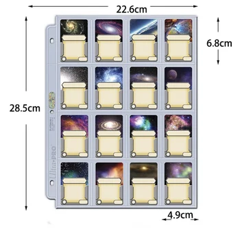 20pages Ultra.pro 16 pockets small size cards pages board game card protector album for mini size collection
20pages Ultra.pro 16 pockets small size cards pages board game card protector album for mini size collection