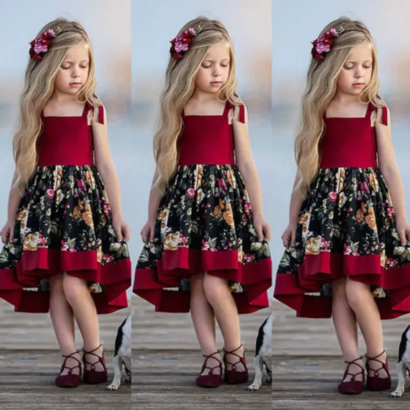 Toddler Baby Girls Stap Dress Party Tull Princess Pageant Floral Dress Sundress
Toddler Baby Girls Stap Dress Party Tull Princess Pageant Floral Dress Sundress