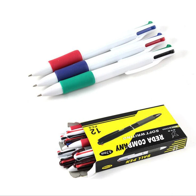 6pcs 4 colors in 1 Multicolors Ball Pen Eraser 0.7mm Stationery Canetas Escolar Material Office School Supplier Ballpoint Pen
6pcs 4 colors in 1 Multicolors Ball Pen Eraser 0.7mm Stationery Canetas Escolar Material Office School Supplier Ballpoint Pen
