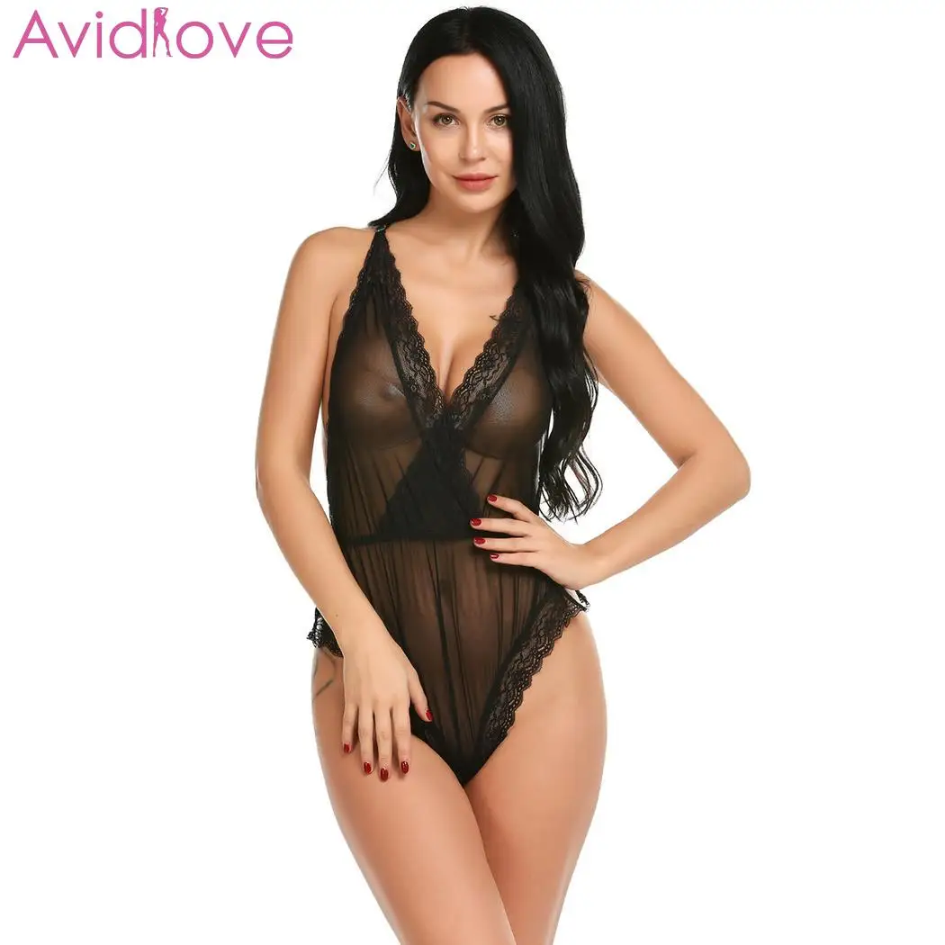 Avidlove Sexy Lingerie Women Erotic Bodysuit One Piece Lace Bodysuit Sexy Lingerie Sexy Underwear Erotic lenceria Christmas
Avidlove Sexy Lingerie Women Erotic Bodysuit One Piece Lace Bodysuit Sexy Lingerie Sexy Underwear Erotic lenceria Christmas