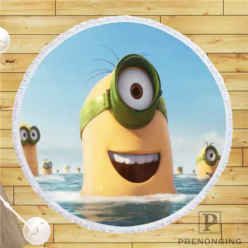 Custom DIY Customized Microfiber Fabric minion Round Beach Blanket Towel Printed on Demand 150cm #19-01-28-95
Custom DIY Customized Microfiber Fabric minion Round Beach Blanket Towel Printed on Demand 150cm #19-01-28-95