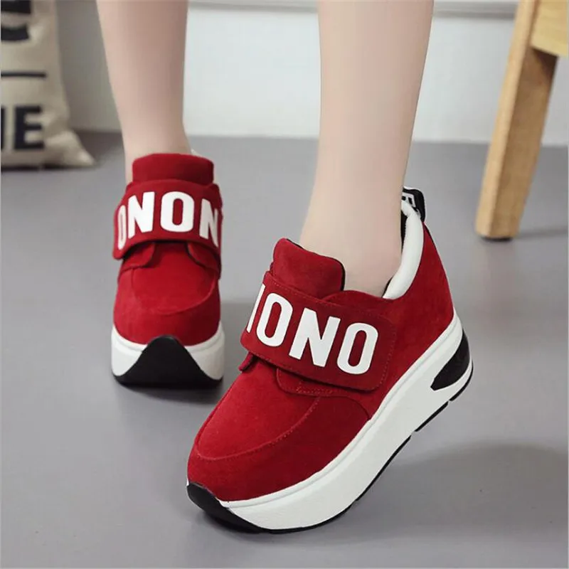Women Sneakers Fashion Women Height Increasing Breathable Lace-Up Wedges Sneakers Platform Shoes Canvas Woman Casual Shoes
Women Sneakers Fashion Women Height Increasing Breathable Lace-Up Wedges Sneakers Platform Shoes Canvas Woman Casual Shoes