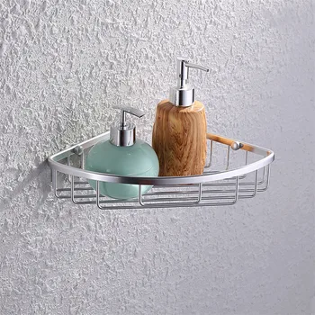 Bathroom Triangle Corner Shelf Shower Caddy Wall Mounted Silver Space Aluminum Basket for Storage Rack etagere salle de bain
Bathroom Triangle Corner Shelf Shower Caddy Wall Mounted Silver Space Aluminum Basket for Storage Rack etagere salle de bain