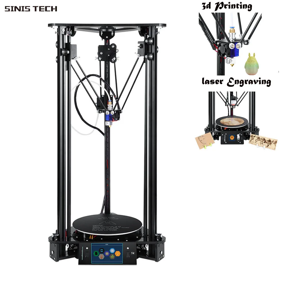 Sinis T1plus Support Various Flexible Cheap Price Chinese Factory Touch Screen Hot Selling 3D Printer with 1500MW Laser Engraver
Sinis T1plus Support Various Flexible Cheap Price Chinese Factory Touch Screen Hot Selling 3D Printer with 1500MW Laser Engraver