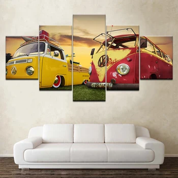 Artwork Modern Home Wall Art Decor Framed Picture HD Prints 5 Pieces Classic Retro Bus Car Truck Painting On Canvas Poster Mural
Artwork Modern Home Wall Art Decor Framed Picture HD Prints 5 Pieces Classic Retro Bus Car Truck Painting On Canvas Poster Mural