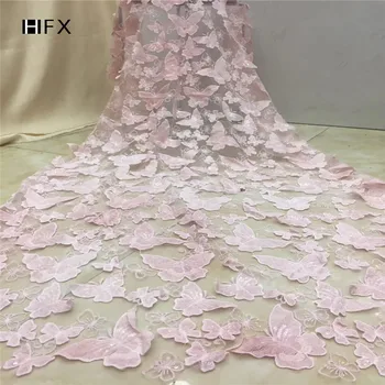 Fashion Design Beautiful 3D Butterfly Embroidery African Lace Fabric With Sequins, 2019 French Nigerian Laces Fabric For Wedding
Fashion Design Beautiful 3D Butterfly Embroidery African Lace Fabric With Sequins, 2019 French Nigerian Laces Fabric For Wedding