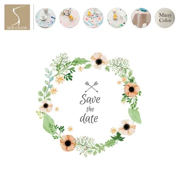 SewCrane Botanical Wreath Floral Spring wild blue Leaves and bird wreath Table Cloth Home Living Cotton Linen Tablecloth
SewCrane Botanical Wreath Floral Spring wild blue Leaves and bird wreath Table Cloth Home Living Cotton Linen Tablecloth
