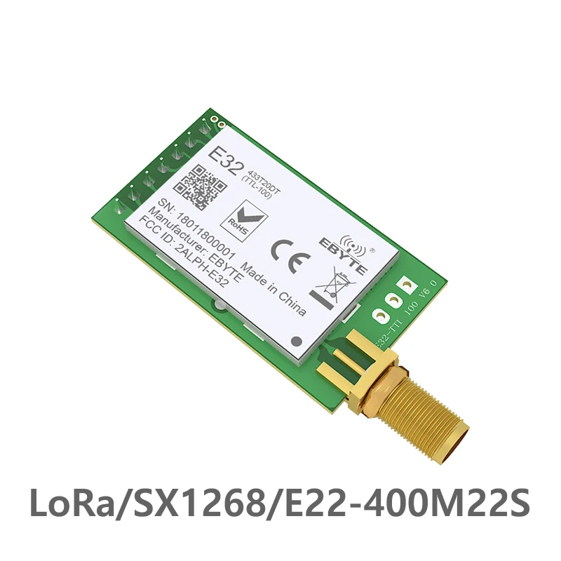E32-433T20DT LoRa SX1278 433 MHz Wireless rf Module Transceiver UART Long Range 433MHz rf Transmitter Receiver
E32-433T20DT LoRa SX1278 433 MHz Wireless rf Module Transceiver UART Long Range 433MHz rf Transmitter Receiver