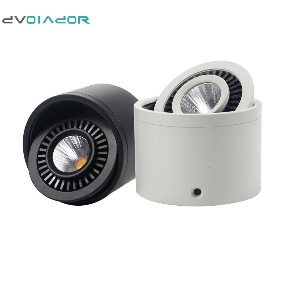 DVOLADOR Indoor Dimmable Surface Mouted LED COB Downlight 5W/7W/9W/15W LED Lamp Ceiling Spot Light for Home Decoration Light
DVOLADOR Indoor Dimmable Surface Mouted LED COB Downlight 5W/7W/9W/15W LED Lamp Ceiling Spot Light for Home Decoration Light