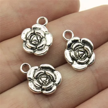 WYSIWYG 8pcs 16x12mm Antique Silver Color Flower Rose Pendant Rose Flower Pendants Charm Rose Flower Pendants
WYSIWYG 8pcs 16x12mm Antique Silver Color Flower Rose Pendant Rose Flower Pendants Charm Rose Flower Pendants
