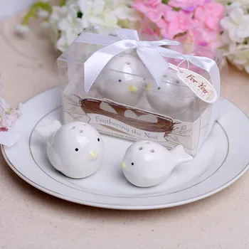 New 200pcs=100box Feathering the Nest Love Birds Salt and Pepper Shaker Wedding Favors and Guest Gifts Wedding decoration
New 200pcs=100box Feathering the Nest Love Birds Salt and Pepper Shaker Wedding Favors and Guest Gifts Wedding decoration