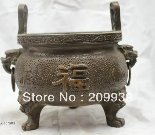 00816 Chinese Tibet Tibetan Buddhism Temple Bronze statue Fu Dog Lion incense burner
00816 Chinese Tibet Tibetan Buddhism Temple Bronze statue Fu Dog Lion incense burner