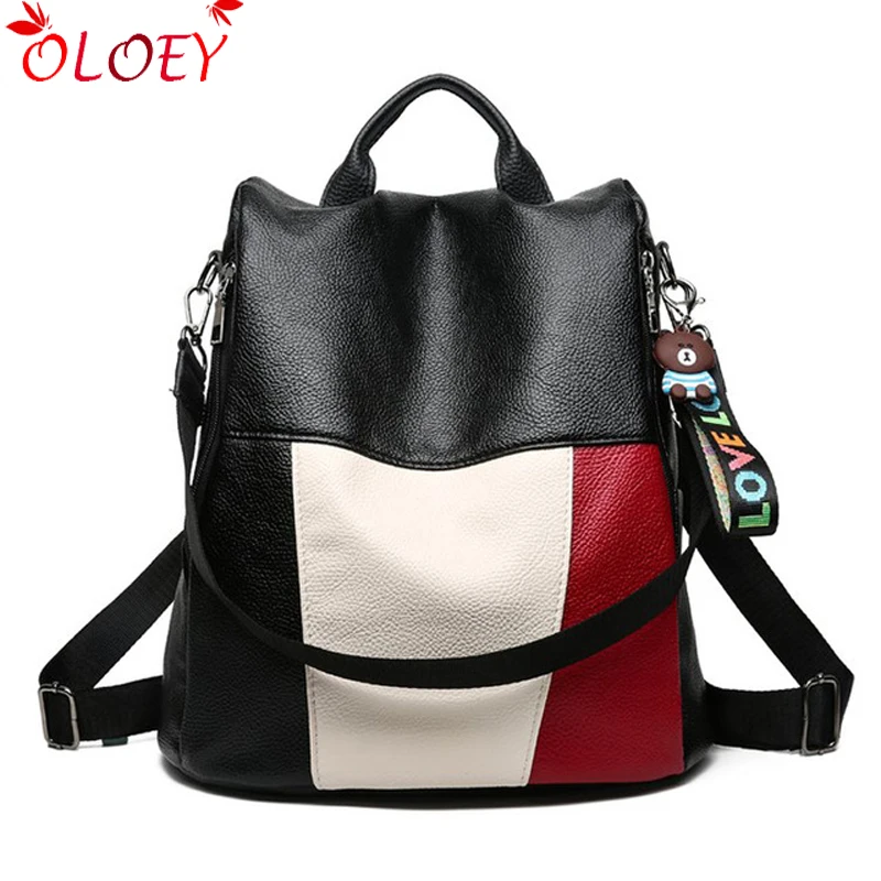 2018 new trend fashion wild color soft leather backpack large capacity anti-theft waterproof dual-use pu female bag high quality
2018 new trend fashion wild color soft leather backpack large capacity anti-theft waterproof dual-use pu female bag high quality
