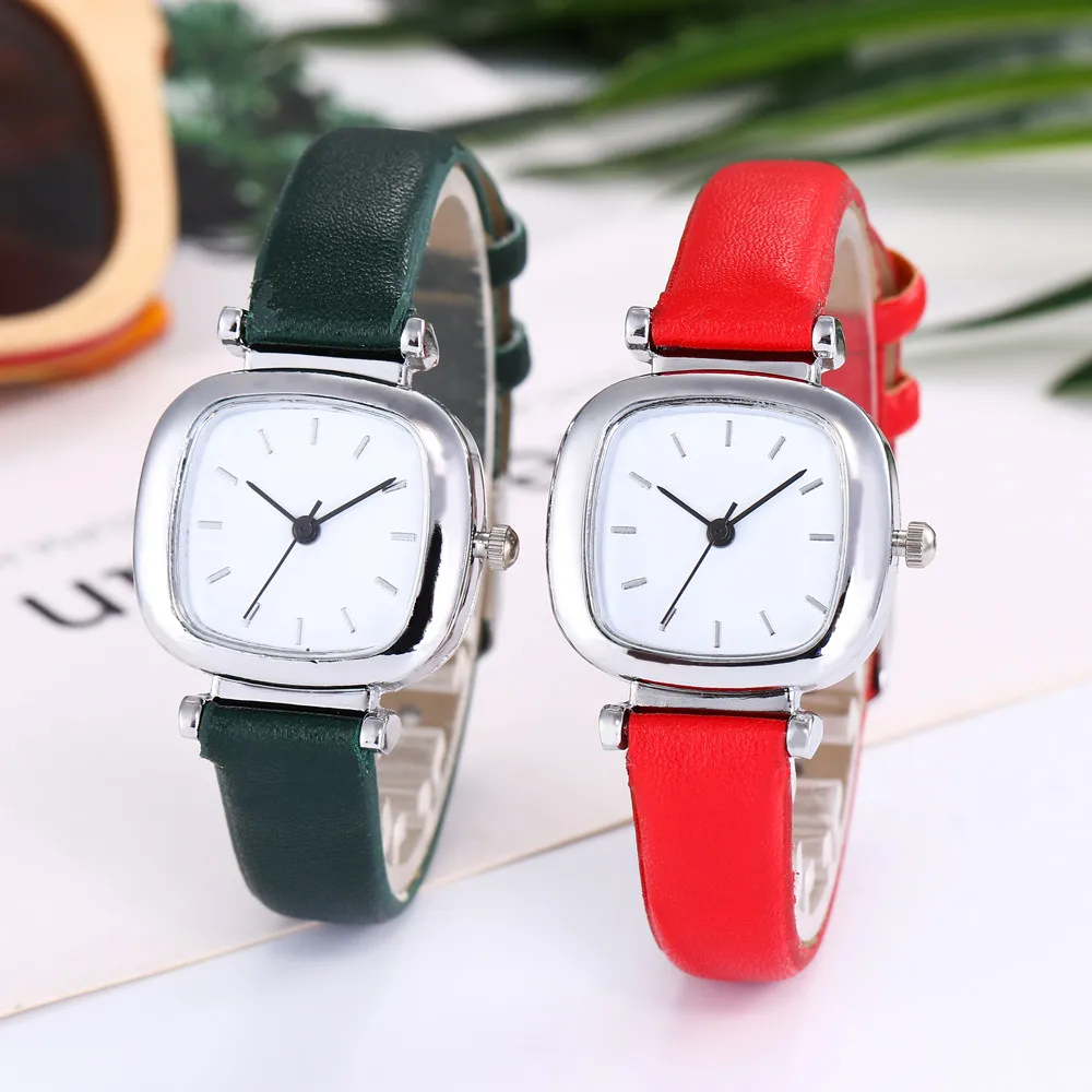 Vansvar Women Quartz Wrist Watch Unique square dial leather band Ladies Watches simple style Exquisite relogio feminino 2018 B40 
Vansvar Women Quartz Wrist Watch Unique square dial leather band Ladies Watches simple style Exquisite relogio feminino 2018 B40