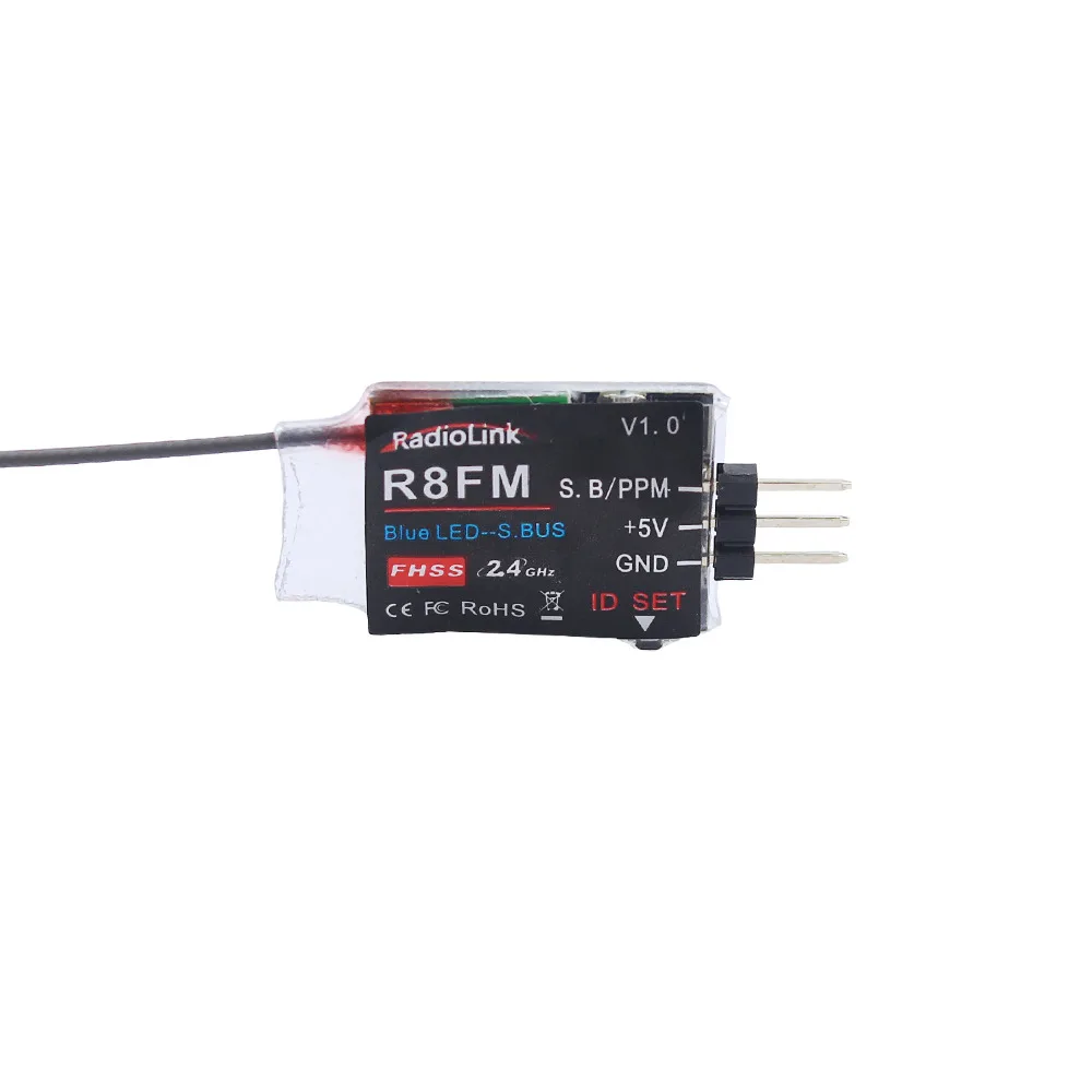 Radiolink 2.4GHz R8FM 8CH RC Receiver Super Mini Support SBUS/PPM for T8FB Transmitter
Radiolink 2.4GHz R8FM 8CH RC Receiver Super Mini Support SBUS/PPM for T8FB Transmitter