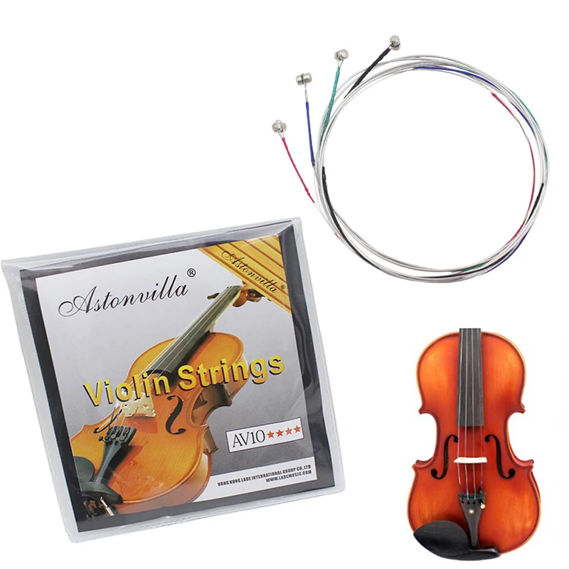 4Pcs/set E/A/D/G string Chrome Steel Pirastro Tonica Violin Strings for 4/4 Violin Accessories Green Silver
4Pcs/set E/A/D/G string Chrome Steel Pirastro Tonica Violin Strings for 4/4 Violin Accessories Green Silver